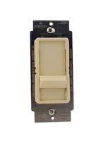 Leviton 6631-LA SureSlide 600W Incandescent Slide Dimmer, Single-Pole, Almond