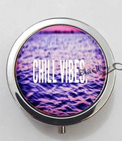 BlackKey Chill Vibes 3-Compartment Decorative Pocket Gift Box Case Organizer for Pill, Color 1 -1001