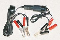 Upstart Motorcycle battery jumper cables. Charge car-to-bike or bike-to-bike. Fuse Protected. Safe. Patented.