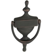 National Hardware N336-149 V1914 Door Knocker in Antique Bronze