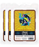 3 Packs of Beamer Candle Co. Smoke Killer Collection Wax Drops, 6-Count Pack - Bomb Ass Banana Nut Bread Scent + Beamer Smoke Sticker