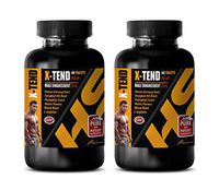 Testosterone Booster preworkout - X-TEND - Male Enhancement Pills - Muira puama for Men - 2 Bottles 120 Tablets
