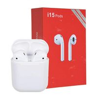 Earbuds i15 Pods TWS 5.0 Wireless Pop Up Built-in Microphone Portable Charging Case