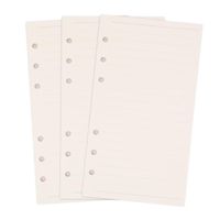 A6 Refill Paper Refillable Paper Lined Filler Paper Loose Leaf Paper 6-Holes Inserts 135 Sheets 270 Pages