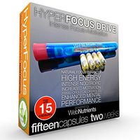 15-Day HyperFocus Drive The Ultimate Nootropic Solution for Focus and Motivation. Vegetarian Capsules.