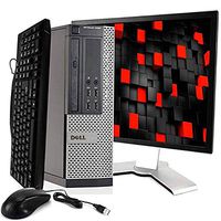 Dell Optiplex Desktop - Intel Core i5 2400 3.1GHz 8GB DDR3 RAM, 128GB SSD and Windows 10 Pro 64bit - WiFi Ready - New 22 Inch LED Monitor (Certified Refurbished)