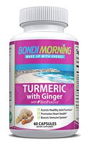 Turmeric Curcumin with Ginger & Bioperine - High Potency Anti-Inflammatory for Maximum Pain Relief and Joint Support, Non GMO Nutritional Supplement. 60 Capsules.