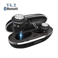 [2019 Version] Wireless Earbuds, TWS Touch Control Bluetooth Headphones Stereo IPX4 Sweat-Proof Sports Earphones in-Ear True Wireless Earbuds with Mic & Charging Case for iPhone iPad Android