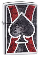 Zippo Ace Fusion Pocket Lighter, High Polish Chrome