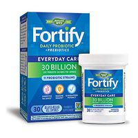 Nature’s Way Fortify Daily Probiotic + Prebiotic, 30 Billion Live Cultures, 11 Strains, 30 Capsules
