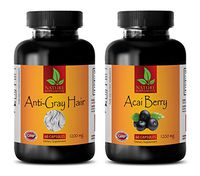 Weight Loss Complex - Gray Hair - ACAI Berry - acai Fiber - (2 Bottle Combo)