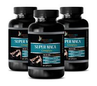 Sexual Enhancement Supplements - Super MACA Complex - Improves Sexual Function - yohimbe for Sex Men - 3 Bottles 180 Capsules