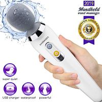 Deep Tissue Vibration Wand Massager, Handheld Cordless and Powerful, Waterproof and USB Rechargeable, Percussion Massage for Back Neck Shoulder Feet Muscles Pain Relief and Sports Sore Recovery