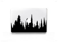 Dense Forest Trees Sticker Decal For MacBook Pro