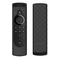 Lovewe Silicone Case Protective Cover Skin for Amazon Fire TV Stick 4K - 4 Colors | Protective, Durable, Washable | Easy to Apply, Remove, and Change Styles (Black)