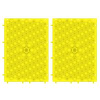 Lixada 2PCS Acupressure Mat - Bed of Nails Massage Pillow Pad - Full Body Massager Cushion for Back, Legs, Neck, Sciatica, Trigger Point Therapy, Stress and Pain Relief