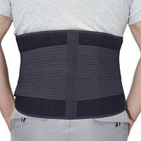 2U2O Adjustable Lower Back Brace Support, Back Pain Relief, Posture, Spine Straight -Lumbar Back Belt Compression Wrap for Exercise, Sciatica, Spasms, Herniated or Slipped Disc, fit Men or Women