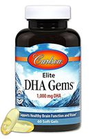 Carlson Laboratories Elite DHA Gems, 60 Count