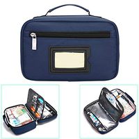 Portable Insulin Cooler Bag Travel Case Waterproof Medical Diabetic Organizer Medication Insulated Cooling Bag, Blue