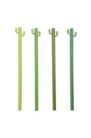 Kikkerland Cactus Writing Pencil, Set of 4