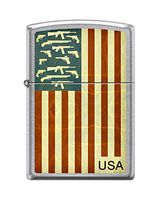 Custom Flag and Guns Reg Street Chrome