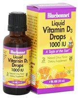 Bluebonnet.vit.d3 Liquid Drops 1000 Iu - 1 Oz -3 Pack