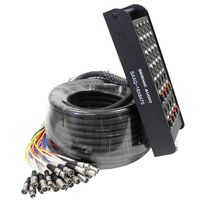 Seismic Audio - SAXQ-16x8x75 - 16 Channel 75' XLR Snake Cable with XLR and 1/4" Returns on the Box