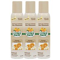 Citrus Magic Natural Odor Eliminating Air Freshener Spray Orange-Vanilla Swirl, Pack of 3, 3.0-Ounces Each