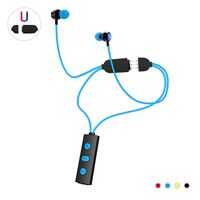 Wireless Bluetooth Headphones-Wireless Magnetic Earphone -Running Headphones for Women Men-Sport Bluetooth Earphones-Best Sport Wireless Earbuds- Outdoor Portable Bluetooth Earphone (Blue)