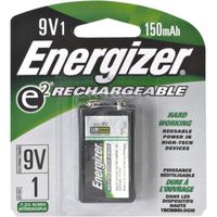 2 X Energizer NH22BP ACCU 9-Volt Rechargeable Battery