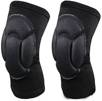 CTK Adult Sponge Knee Pads High Elastic Short Knee Sleeves-Superior Protective Knee Pads for Wrestling, Snowboarding and Hockey