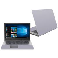 MightySkins Skin Compatible with Lenovo Ideapad 330 17" (2018) - Solid Gray | Protective, Durable, and Unique Vinyl Decal wrap Cover | Easy to Apply, Remove, and Change Styles | Made in The USA