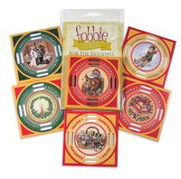 Fobbie Vintage Christmas Gift Wrap Tags Assortment