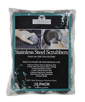 Nouvelle Legende® Stainless Steel Scrubbers Scouring Pad 12-Pack