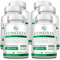 Constilex - Rapid Constipation Relief & Support from Future Episodes - Promotes Healthy Levels of Bacteria and Strengthens Intestinal Flora - 6 Bottles