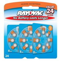 Rayovac Hearing Aid Batteries, Size 13, 24-Count Packages (Pack of 2)