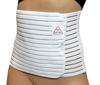 ITA-MED Women’s Breathable Abdominal/Back Support Binder AB-208: White Small