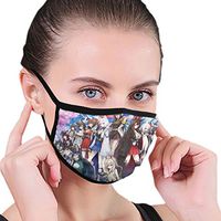 Azur Lane Glasses Anti-Smog Mask,Adjustable Earloop Face Double Layer Mask,Washable, Reusable Masks,Protection from Dust, Pollen, Pet Dander, Other Airborne Irritants
