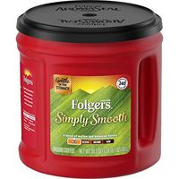Folgers Simply Smooth Coffee, Mild Roast Ground Coffee, 31.1 Ounces, Packaging May Vary