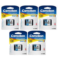 5PK Camelion 2CR5 6V 1400mAh Photo Lithium Battery Replaces 2CR5MPA1B 2CR-5MPA1B