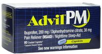 Advil Pm Caplet 80ct Size 80ct