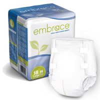 Embrace Adult Skin Caring Briefs - Medium - 32" - 44" (16/pk | 6 pk/cs)