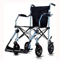 HWZLOIK Wheelchair，Wheelchair Folding Portable Portable Manual Small Wheel Elderly Trolley Elderly Travel Aircraft Manual