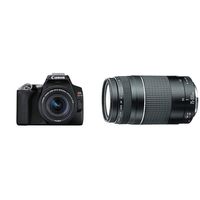 EOS REBEL SL3 (BK) + EF-S18-55mm f/4-5.6 IS STM kit With EF 75-300mm f/4-5.6 III Telephoto Zoom Lens for Canon SLR Cameras