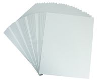 50 16x20 UNCUT mat matboard White Color