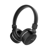 Bluetooth Headphones with Mic, Stereo Wireless Headphones 40 MM Drive, 8 Hrs Playtime Foldable Headset, Support TF Card, FM Radio Wired&Wireless Mode for PC Cellphone TV - Black