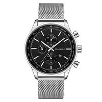 Men's Watches,Fxbar Nylon Strap Men Analog Wrist Watch Luxury Business Wristwatch Dress Watch(H)