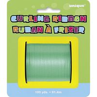 UNIQUE PARTY Curling Ribbon Roll (100 Yards) (100 Yards) (Emerald)