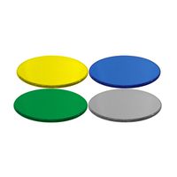 BoliOptics 45mm Color Filter Kit for Compound Microscopes (Blue, Green, Yellow, Matte White) FI02041001