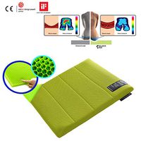 Premium Comfort Enhanced Non-slip Veta-Gel Cushion Seat for Pressure Relief Back Tailbone Pain - Long Hour Driving, Pregnant Women, Students, Office Workers - Size M/ Color Green